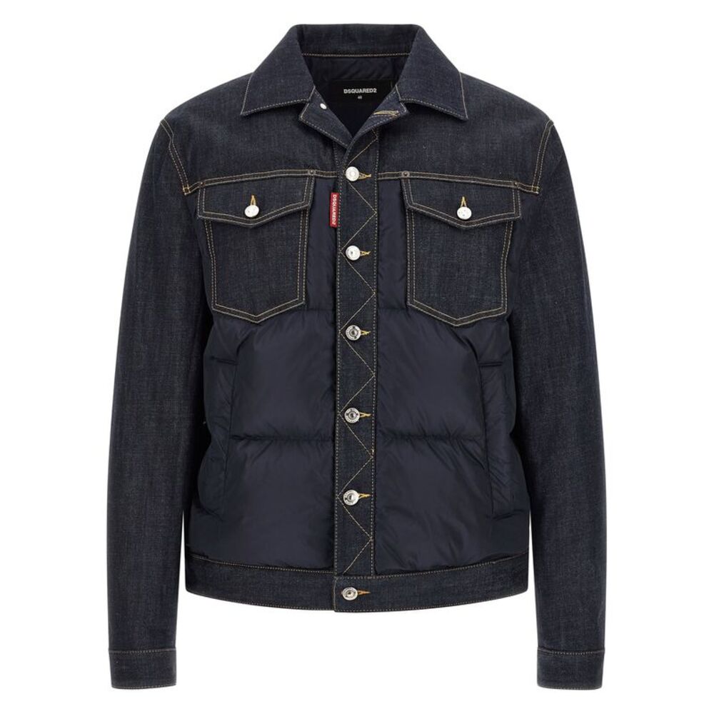 Dsquared² Blue Cotton Denim Men's Jacket